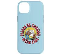 Please Be Careful with Fire Smokey Bear Vintage Sketch Carcasa para iPhone 14 Plus
