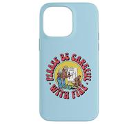 Please Be Careful with Fire Smokey Bear Vintage Sketch Carcasa para iPhone 14 Pro MAX