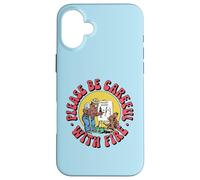 Please Be Careful with Fire Smokey Bear Vintage Sketch Carcasa para iPhone 16 Plus