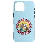 Please Be Careful with Fire Smokey Bear Vintage Sketch Carcasa para iPhone 16 Pro MAX