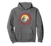 Please Be Careful with Fire Smokey Bear Vintage Sketch Sudadera con Capucha
