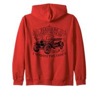 Please Be Patient with Me I'm from The 1900's Vintage Car Sudadera con Capucha