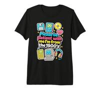 Please Be Patient with Me, Retro, años 1900, Boomer Mom Women Camiseta Premium