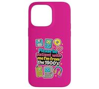 Please Be Patient with Me, Retro, años 1900, Boomer Mom Women Carcasa para iPhone 14 Pro MAX