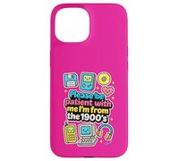 Please Be Patient with Me, Retro, años 1900, Boomer Mom Women Carcasa para iPhone 15