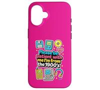 Please Be Patient with Me, Retro, años 1900, Boomer Mom Women Carcasa para iPhone 16
