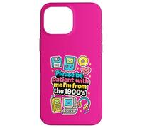 Please Be Patient with Me, Retro, años 1900, Boomer Mom Women Carcasa para iPhone 16 Pro MAX
