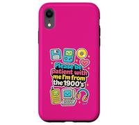 Please Be Patient with Me, Retro, años 1900, Boomer Mom Women Carcasa para iPhone XR