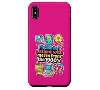 Please Be Patient with Me, Retro, años 1900, Boomer Mom Women Carcasa para iPhone XS MAX