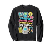 Please Be Patient with Me, Retro, años 1900, Boomer Mom Women Sudadera