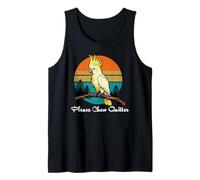 Please Chew Silencioso Divertido Amante de Las Aves Observando Cuervo Camiseta sin Mangas