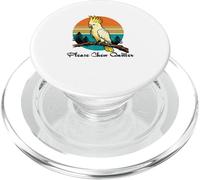 Please Chew Silencioso Divertido Amante de Las Aves Observando Cuervo PopSockets PopGrip para MagSafe