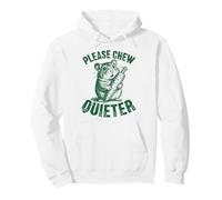 Please Chew Silencioso Divertido Hamster Zanahoria Amante de Mascotas Sudadera con Capucha
