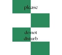 Please Do Not Disturb - Aesthetic Graph Notebook: Journal and Planner for Daily Notes and Creative Writing