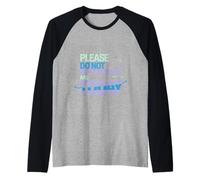 Please Do Not Micromanage Me Today Límites laborales - Camiseta Manga Raglan