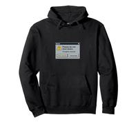 Please Do Not Shut Down - Sistema de advertencia de píxeles retro Sudadera con Capucha