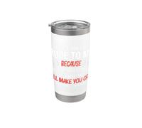 Please Don't Be Rude To Me My Rude Will Outrude Your Rude Vaso térmico de acero inoxidable de doble pared