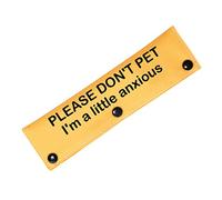 Please Don't Pet I'm a Little Anxious Dog Strap Wrap Anxious Dog Strap Sleeve (I'm a Little Anxious-D)