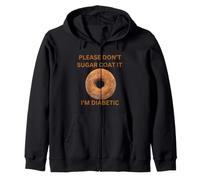 Please Don't Sugar Coat It I'm Diabetic Fun Wear Sudadera con Capucha