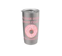 Please Don't Sugar Coat It I'm Diabetic Fun Wear Vaso térmico de acero inoxidable de doble pared