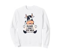Please Drink Soy Milk A Base De Plantas Leche Vegana Sudadera