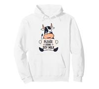 Please Drink Soy Milk A Base De Plantas Leche Vegana Sudadera con Capucha