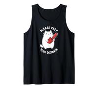 Please Keep Your Distance social tees For Introverts Funny Camiseta sin Mangas