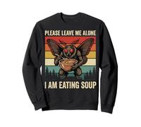 Please Leave Me Alone I Am Eating Soup Comida Polilla Sudadera