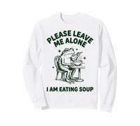 Please Leave Me Alone I Am Eating Soup Frog Sudadera