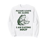 Please Leave Me Alone I Am Eating Soup Frog Sudadera