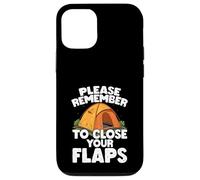 Please Remember To Close Your Flaps Funny Carcasa para iPhone 12/12 Pro