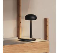 PLEASE WAIT to be SEATED Lámpara de mesa Emendo, negra, QI