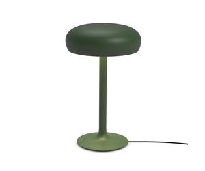 PLEASE WAIT to be SEATED Lámpara de mesa LED Emendo, verde, atenuable