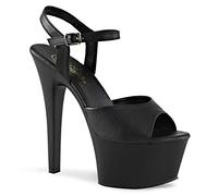 Pleaser Aspire-609, Sandalias con Plataforma Mujer, Piel sintética Blk Mate, 39 EU