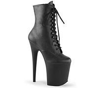 Pleaser FLAMINGO-1020 Blk Faux Leather/Blk Matte UK 5 (EU 38)