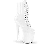 Pleaser FLAMINGO-1020 Wht Pat/Wht UK 9 (EU 42)