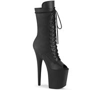 Pleaser Flamingo-1051WR Botín con plataforma de tacones altos piel sintética negro, Negro , 40 EU