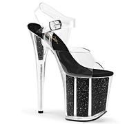 Pleaser Flamingo-808g, Sandalias Mujer, Transparente, 37 EU