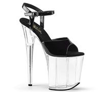 Pleaser FLAMINGO-809 Blk Pat/Clr UK 4 (EU 37)