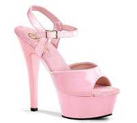 Pleaser KISS-209 KISS-209/BP/M - Sandalias de Vestir para Mujer, Color Rosa, Talla 38.5