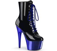 Pleaser Plataforma Estileto Tacón Alto 17.8cm Botines ADORE 1020 Two Tone