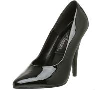 Pleaser SEDUCE-420 Blk Pat UK 8 (EU 41)