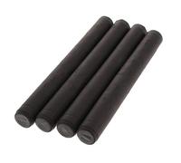 Pleayietoopiatiey 100 cápsulas termorretráctiles de PVC para botellas de vino de 30 mm, color negro