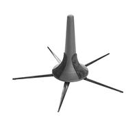 Pleayietoopiatiey Soporte de música de viento con 5 patas, plástico ABS y hierro, base plegable y resistente