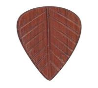 Plectro Clayton de madera exótica Padouk Leaf Packing de 3 piezas