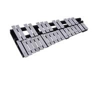 Plegable 30 Notas Glockenspiel Xilófono Marco De Madera Barras De Aluminio Instrumento Musical De Percusión