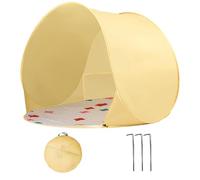 Plegable Beach Tent, Sun Shelter Canopy, Instant Setup Shade, Breathable Outdoor Cover, for Boys Girls Camping Outdoor Playground Picnic Backyard Poolside Family Outing Travel Use 57x57x43 inch