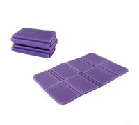 Plegable Camping Pad Impermeable XPE Espuma Mat para senderismo y diversión al aire libre (púrpura)