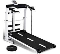 Plegable Cinta De Correr, Multi Función Silencioso Cinta De Andar con Cuerda Tensora, Soporte para Tableta para Casa Gimnasio A,1