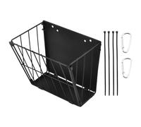 plegable con suspensión | Marco de metal relleno de heno para animales pequeños | Para montaje en pared en el establo y jaula